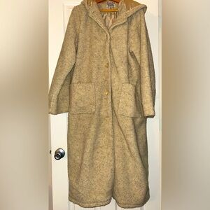 Ladies Full Length Shearling Coat
